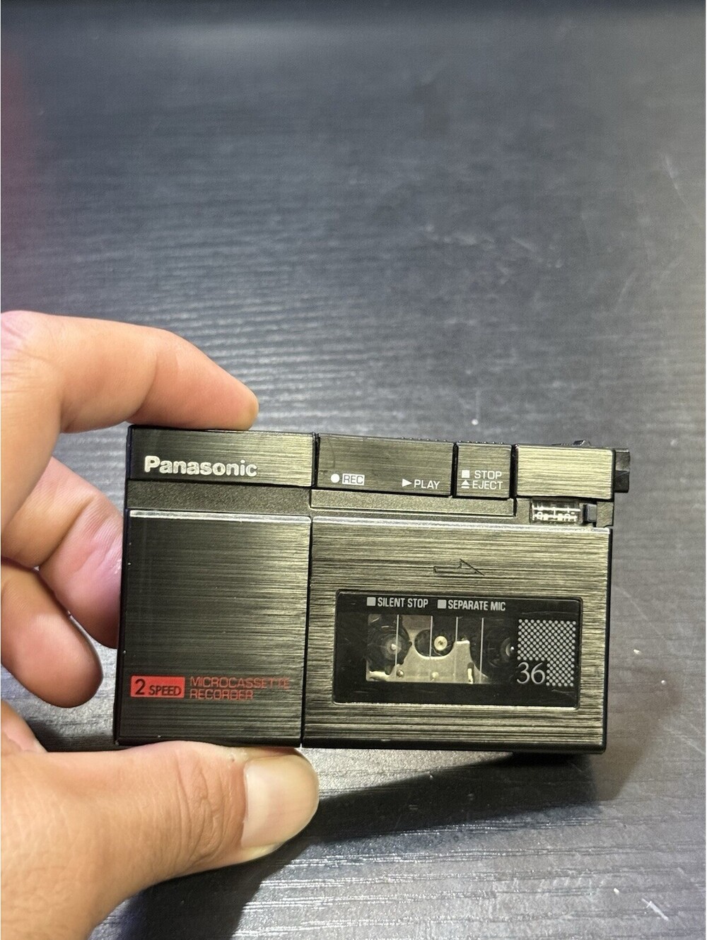 Vintage Panasonic RN-36 2-Speed Microcassette Recorder Made in Japan